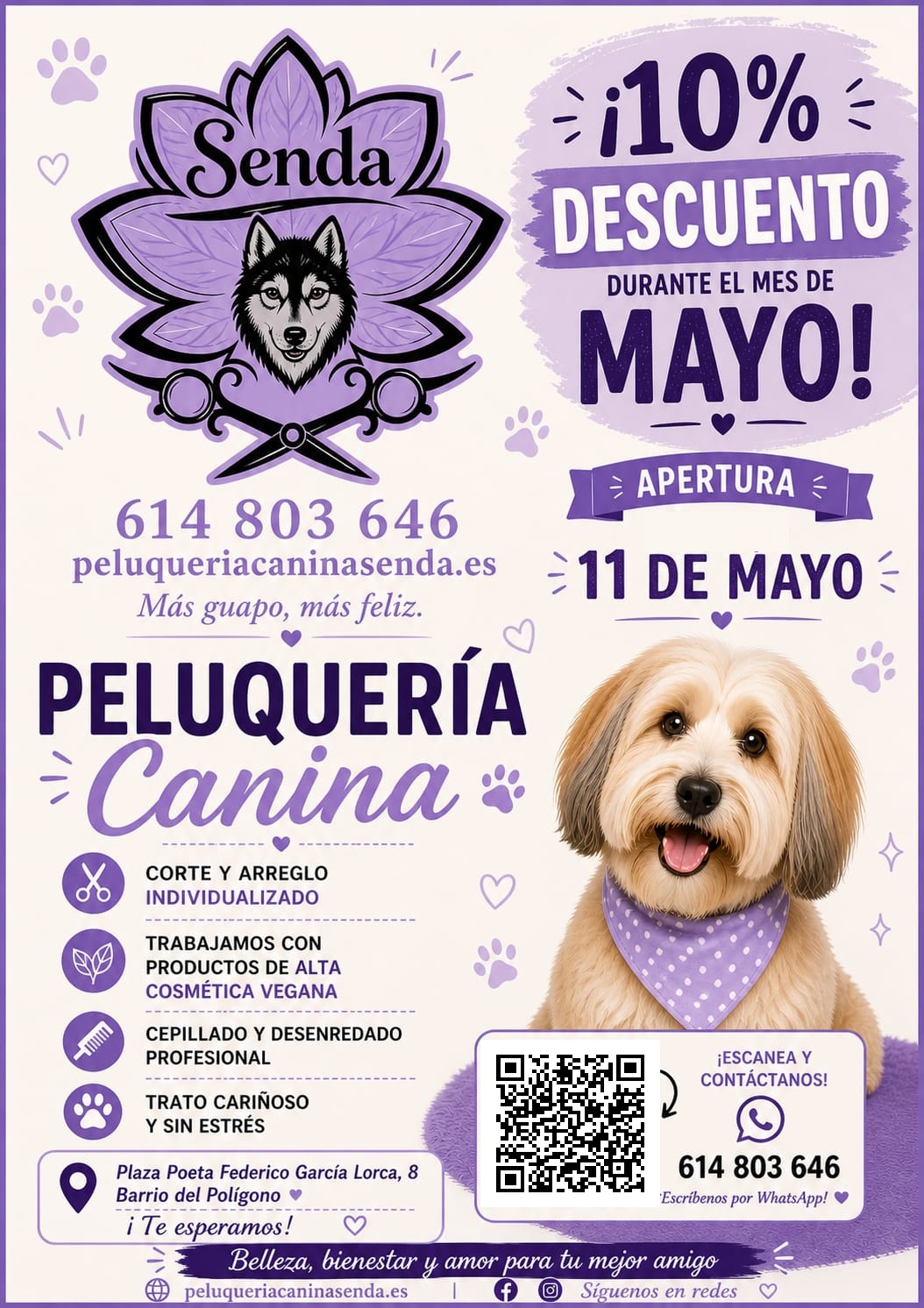 cartel_Apertura_PeluqueriaCaninaSendaToledo